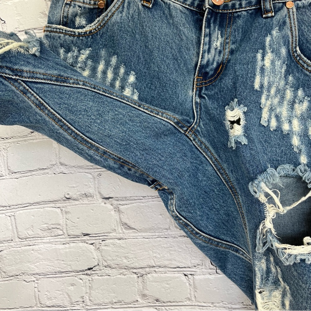 NWT One Teaspoon Lonely Boys Pacifica Destroyed Jeans Sz 28 - Picture 13 of 16